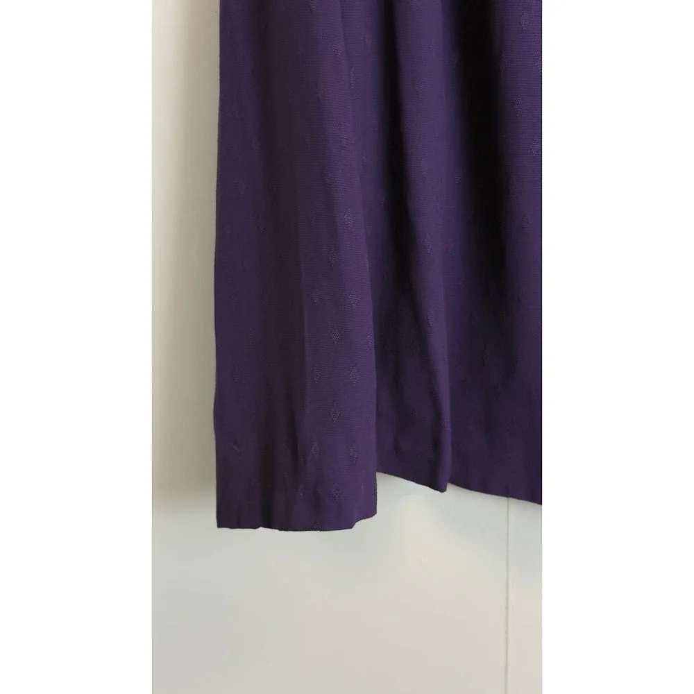 Michael‎ Blake Vintage Purple Pant Suit Set 20WP Textured Gold Buttons USA Made
